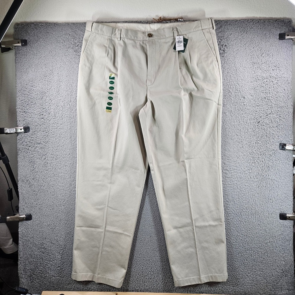 Men's 44 L.L. Bean Chinos Pant ms - Light Beige